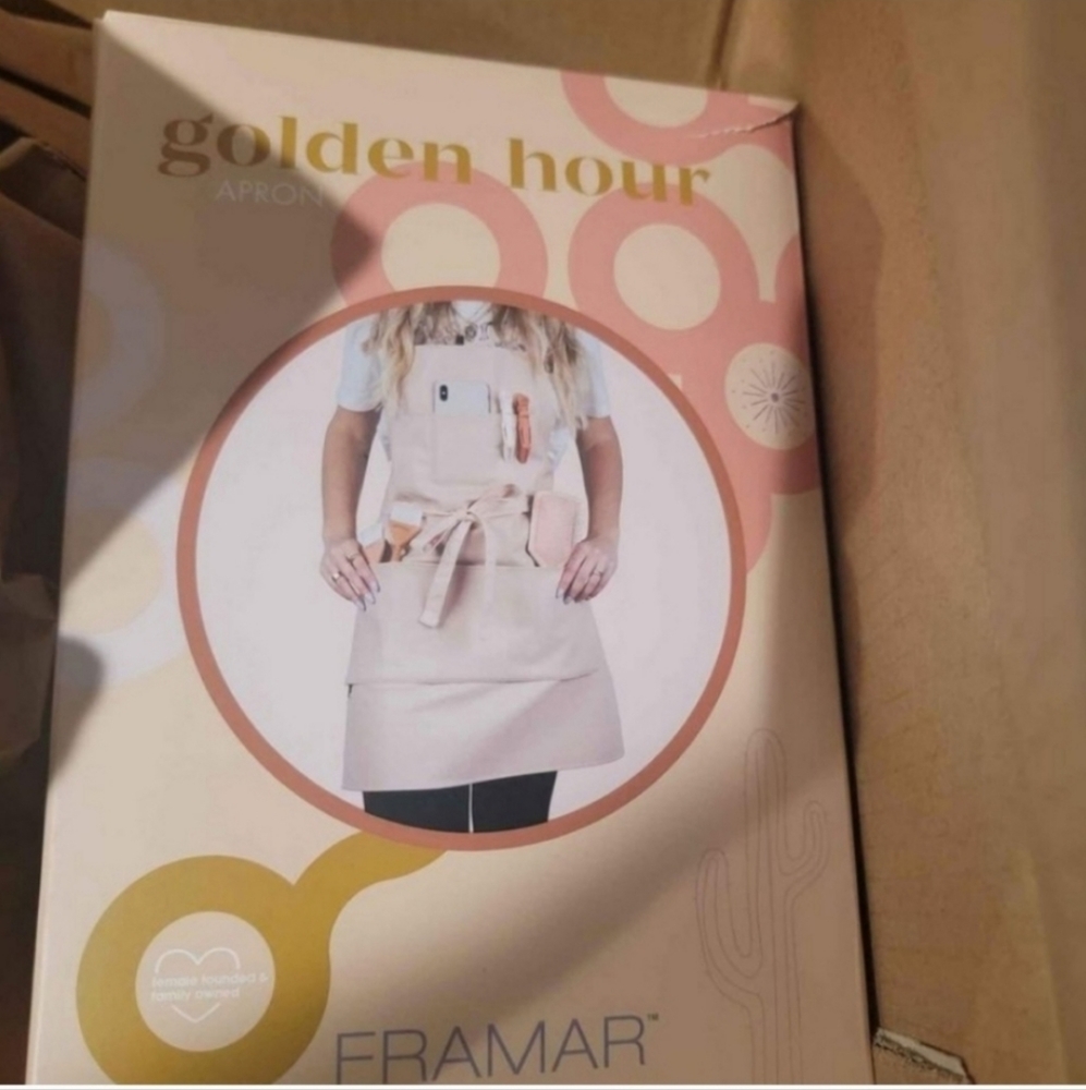 Framar golden hour apron